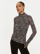 Bluzki damskie - Patrizia Pepe Bluzka 8M1621 J221-YA19 Czarny Slim Fit - miniaturka - grafika 1