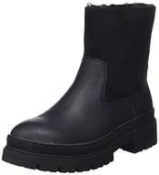 Botki damskie - Tom Tailor Damskie sztyblety 4294906, czarne, 39 UE - miniaturka - grafika 1