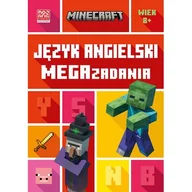 Książki edukacyjne - Minecraft. Język angielski. Megazadania 8+ - miniaturka - grafika 1