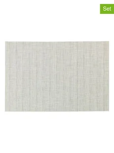 Blomus Podkładki stołowe (2 szt.) "Sito" w kolorze szarym - 46x35 cm - Obrusy i serwetki - miniaturka - grafika 1