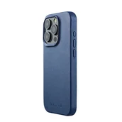 Etui i futerały do telefonów - Mujjo Full Leather Case - etui skórzane do iPhone 15 Pro kompatybilne z MagSafe (monaco blue) - miniaturka - grafika 1