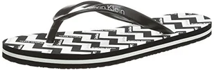 Calvin Klein, Damskie japonki, K9WK001062, czarny - Czarny Black White Pc1 - Gr. 35/36 (Herstellergröße: S) - Klapki i japonki damskie - miniaturka - grafika 1