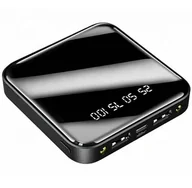 Powerbanki - POWERBANK z Wyświetlaczem Latarką 2 porty USB-A 4800mAh czarny US15 - miniaturka - grafika 1