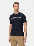 Koszulki męskie - Aeronautica Militare T-Shirt 261TS2523UJ00682 Granatowy Regular Fit - miniaturka - grafika 1