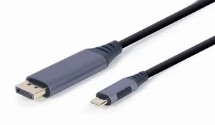 Gembird Kabel USB-C 3.0 męski do DisplayPort męski 1.8m (szary) CC-USB3C-DPF-01-6 - Kable komputerowe i do monitorów - miniaturka - grafika 1
