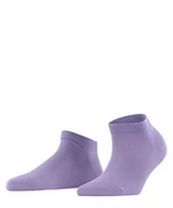 Skarpetki damskie - FALKE Kobiety Skarpety do trampek Family W SN Zrównoważona Bawełna krótkie jednokolorowe 1 Para, Fioletowy (Lupine 6903), 35-38 - miniaturka - grafika 1