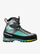 Buty trekkingowe damskie - Buty wysokogórskie damskie Scarpa Triolet GTX - green blue - miniaturka - grafika 1