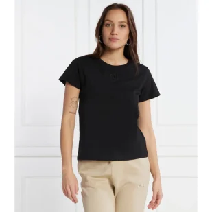 Pinko T-shirt | Regular Fit - Koszulki i topy damskie - miniaturka - grafika 1