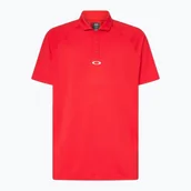 Koszulki męskie - Koszulka polo męska Oakley Iconic Oakley Ss Polo Shirt red line - miniaturka - grafika 1