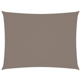 vidaXL Prostokątny żagiel ogrodowy, tkanina Oxford, 3x4,5 m, taupe 135431 - Parasole ogrodowe - miniaturka - grafika 7
