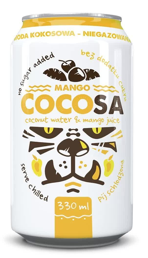 Woda Kokosowa Z Sokiem Z Mango 330 ml - DIET-FOOD (cocosa)