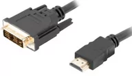 Kable komputerowe i do monitorów - Lanberg lanberg Kabel DISPLAYPORT M V1.1-HDMI M 3 M czarny - miniaturka - grafika 1