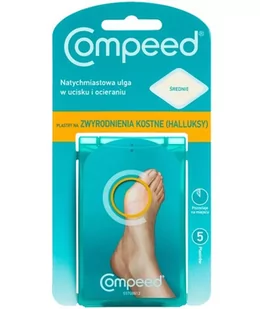 COMPEED Plastry na zwyrodnienia kostne-halluksy średnie 5 szt. 9035914 - Apteczki i materiały opatrunkowe - miniaturka - grafika 1