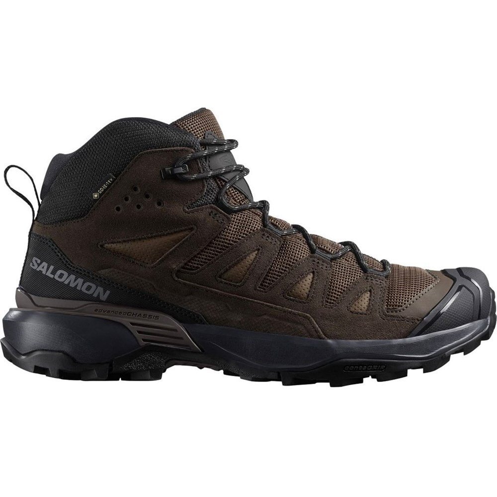 Buty męskie Salomon X Ultra 360 Leather Mid Gore-Tex Rozmiar butów (UE): 41 1/3 / Kolor: brązowy