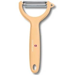 Victorinox - swiss classic - obieraczka uniwersalna - ząbkowane ostrze - jasnopomarańczowy kod: 7.6079.92 + Sprawdź na SuperWnetrze.pl - Obieraczki - miniaturka - grafika 1
