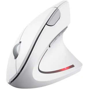 TRUST VERTO WIRELESS ERGO MOUSE WHT - Myszki - miniaturka - grafika 1