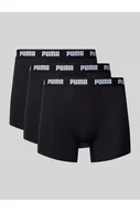 Majtki damskie - Obcisłe bokserki z detalem z logo w zestawie 3 szt. - Puma - miniaturka - grafika 1