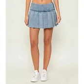 Spódnice - Guess Jeans Jeansowa spódnica PLEATED - miniaturka - grafika 1