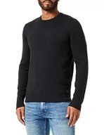 Swetry męskie - Replay Sweter męski, 098 BLACK, XXL - miniaturka - grafika 1