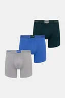 Majtki damskie - Calvin Klein Underwear bokserki 3-pack kolor niebieski LV00NB4477 - miniaturka - grafika 1