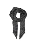 Apaszki i szaliki damskie - Calvin Klein Chusta Monogram K60K608779 Czarny - miniaturka - grafika 1