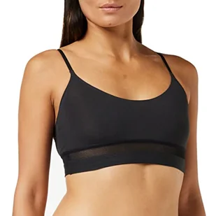 Sloggi Damski biustonosz Ever Fresh Crop Top, czarny, XS - Koszulki i topy damskie - miniaturka - grafika 1