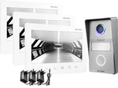 Wideodomofony - Wideodomofon Hikvision DS-KIS101-P 1x Panel zewnętrzny 3x Monitor - miniaturka - grafika 1