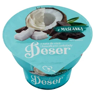 Mlekpol Deser z nata de coco i kawałkami czekolady 170 g - Desery mleczne - miniaturka - grafika 1