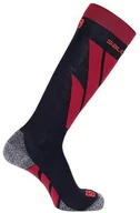 Skarpetki i podkolanówki sportowe - Salomon Skarpety S/Access Night Sky/ Biking Red c10182 - miniaturka - grafika 1