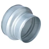 Złącza i kolanka wentylacyjne - Redukcja 160/125 symetryczna ocynk - miniaturka - grafika 1