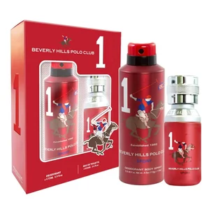 SET BEVERLY HILLS POLO CLUB Man Sport One EDT spray 100ml + DEO spray 175ml - Wody i perfumy damskie - miniaturka - grafika 1