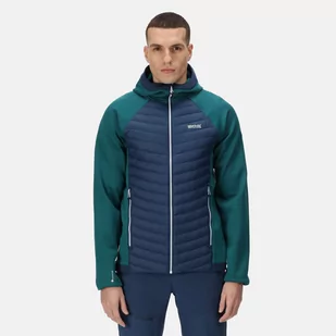 Regatta Męska Kurtka Hybrydowa Andreson Vii Niebiesko-zielony, Rozmiar: Xxxl - Kurtki męskie - miniaturka - grafika 1