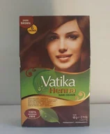 Farby do włosów i szampony koloryzujące - Dabur Vatika Henna ciemnobrązowa farba do włosów 60 g - miniaturka - grafika 1