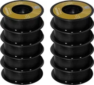 Filamenty i akcesoria do drukarek 3D - filament do drukarek 3D, średnica 1,75 mm, dostępny w opakowaniach 5 kg i 10 kg, 10 kg czarnego PLA - miniaturka - grafika 1