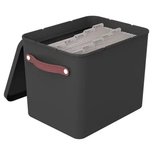 Pojemnik z teczkami do archiwizacji dokumentów Rotho MyPaper Plus - Pudła i kartony archiwizacyjne - miniaturka - grafika 1