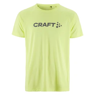Męska Koszulka z krótkim rękawem CRAFT CORE ESSENCE LOGO TEE M 1911786-507000 – Zielony - Koszulki męskie - miniaturka - grafika 1