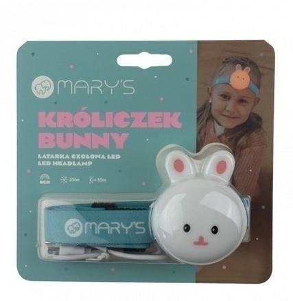 Marys Latarka czołowa dziecięca Króliczek EDUKAMP