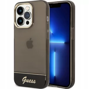 Guess GUHCP14XHGCOK iPhone 14 Pro Max 6,7" czarny/black hardcase Translucent - Etui i futerały do telefonów Guess GUHCP14XHGCOK iPhone 14 Pro Max 6,7" czarny/black hardcase Translucent - Etui i futerały do telefonów - miniaturka - grafika 1