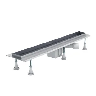 Schedpol odpływ liniowy z maskownicą Circle 90x8x9,5cm OLCE90/ST - Odpływy liniowe - miniaturka - grafika 2