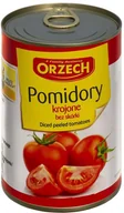 Pasztet i przetwory mięsne - Orzech Pomidory krojone bez skórki 400g - miniaturka - grafika 1