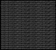 Pasmanteria - Litery samoprzylepne 5 milimetrów czarne z połyskiem - Błyszcząca - miniaturka - grafika 1