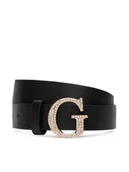 Paski - Guess Pasek Dziecięcy J6RZ20 WGT10 Czarny - miniaturka - grafika 1