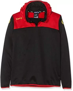 Kempa Emotion 2.0 męska bluza z kapturem z kapturem, czarna/czerwona/żółta, S - Bluzy męskie - miniaturka - grafika 1