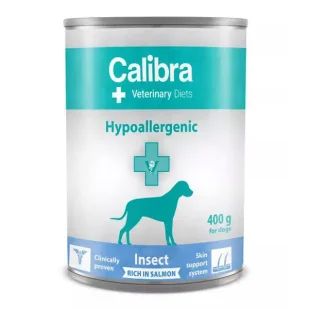 Calibra Veterinary Diets Dog Hypoallergenic Insect & Salmon 400g - Mokra karma dla psów - miniaturka - grafika 1