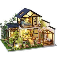 Zabawki kreatywne - Miniaturowy domek - Przystań szeptów strumyka - miniaturka - grafika 1