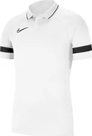 Koszulki męskie - Koszulka dla dzieci Nike Dri-FIT Academy 21 Polo SS biała CW6106 100-XS - miniaturka - grafika 1