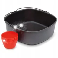 Akcesoria i części AGD - Zestaw do wypieków PHILIPS Airfryer L HD9925/01 1,3L FOREMKI DO BABECZEK - miniaturka - grafika 1