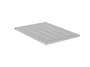 Lanberg Półka do szaf 19'' 800mm 1U szara AK-1018-S - Akcesoria do szaf serwerowych - miniaturka - grafika 1