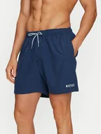 Kąpielówki męskie - Mustang Szorty kąpielowe Oceanside 1015247 Granatowy Regular Fit - miniaturka - grafika 1