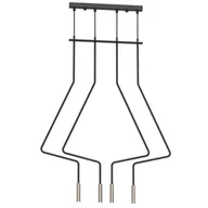 Lampy sufitowe - Kuchenna lampa wisząca no. Vi 5141 Shilo tubka rurka nad stół czarna - miniaturka - grafika 1